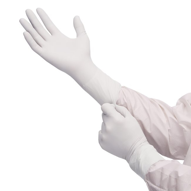 9 inch disposable white exam nitrile gloves for medical grade
